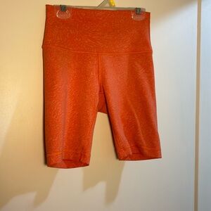 (4)Lululemon wunder train high rise 6’ shorts